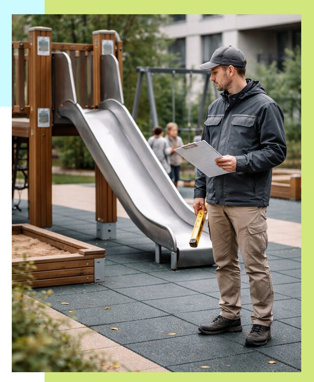 Сертификация детских площадок в Верхней Пышме от 25650 р. | Алешин-Врх