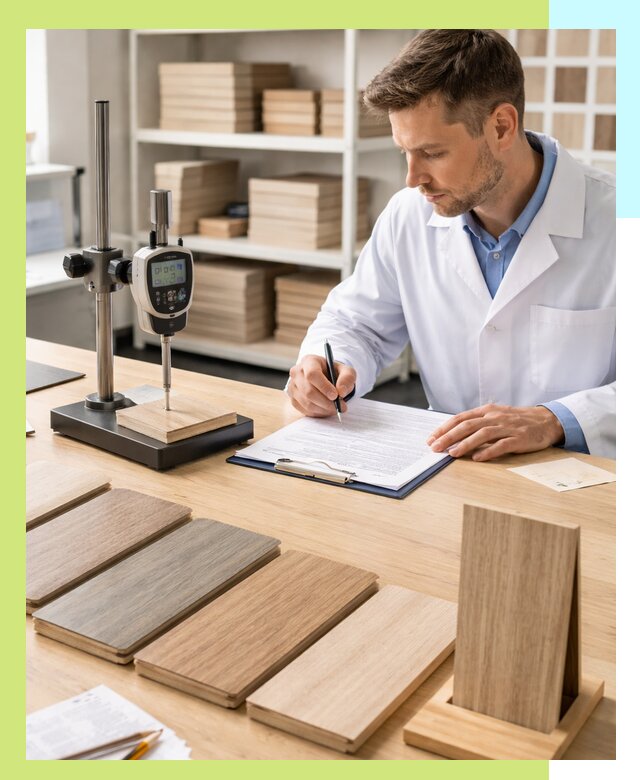 Сертификация ламината с испытаниями и оформлением документов в Верхней Пышме