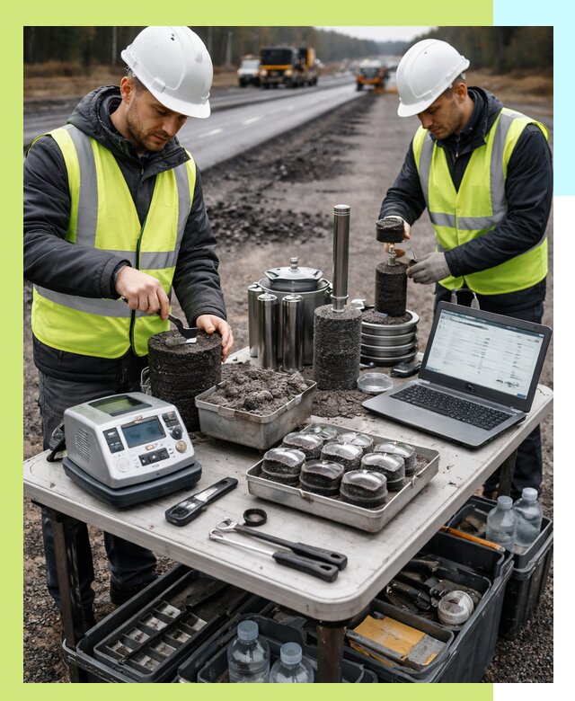 Сертификация асфальта: испытания и подтверждение в Верхней Пышме