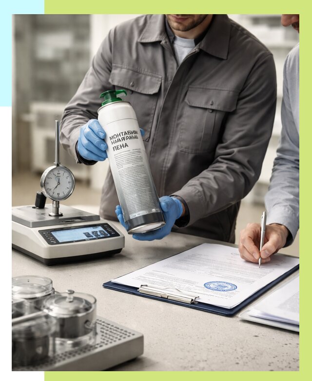 Сертификация монтажной пены в Верхней Пышме от 15390 р. | Алешин-Врх