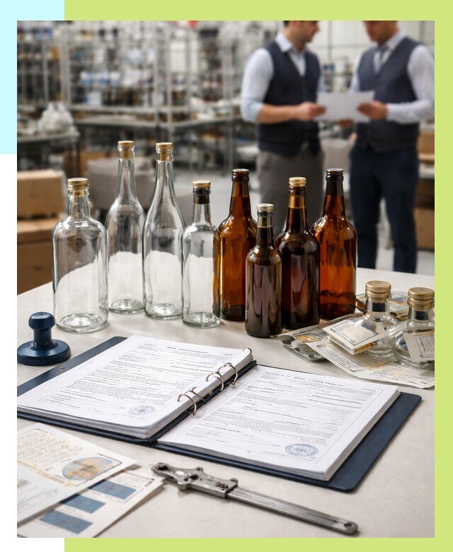 Сертификация стеклянных бутылок в Верхней Пышме от 25650 р. | Алешин-Врх