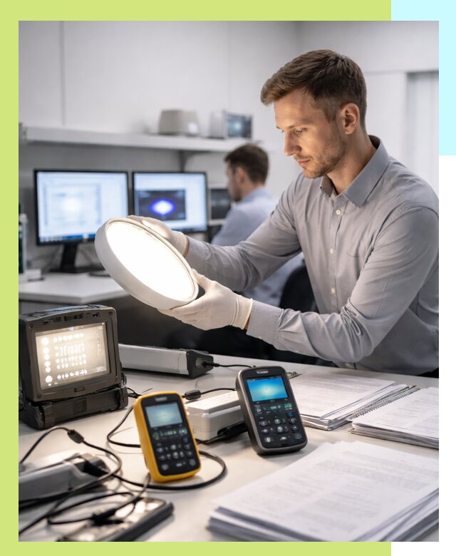 Сертификация светильников в Верхней Пышме: испытания и оформление