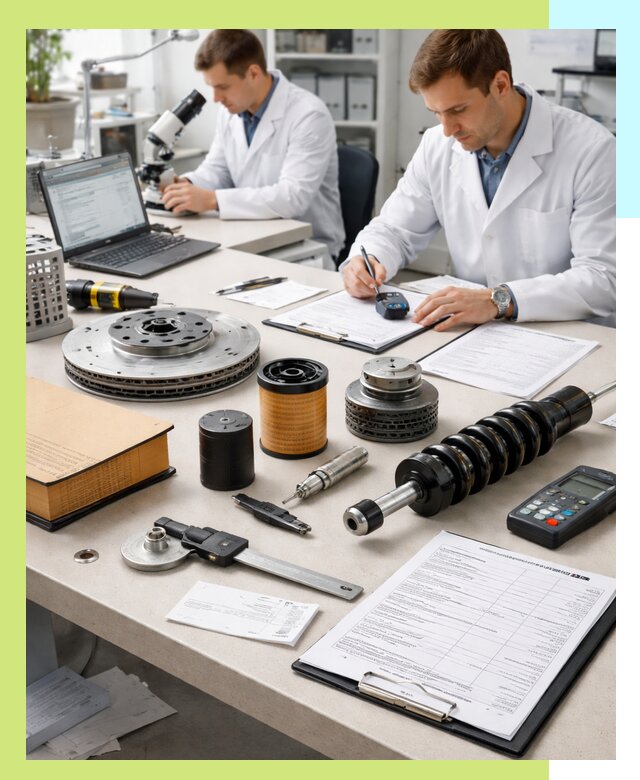 Сертификация автозапчастей и комплектующих в Верхней Пышме по ГОСТ