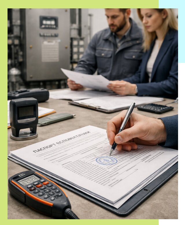 Оформление паспорта эксплуатации оборудования в Верхней Пышме