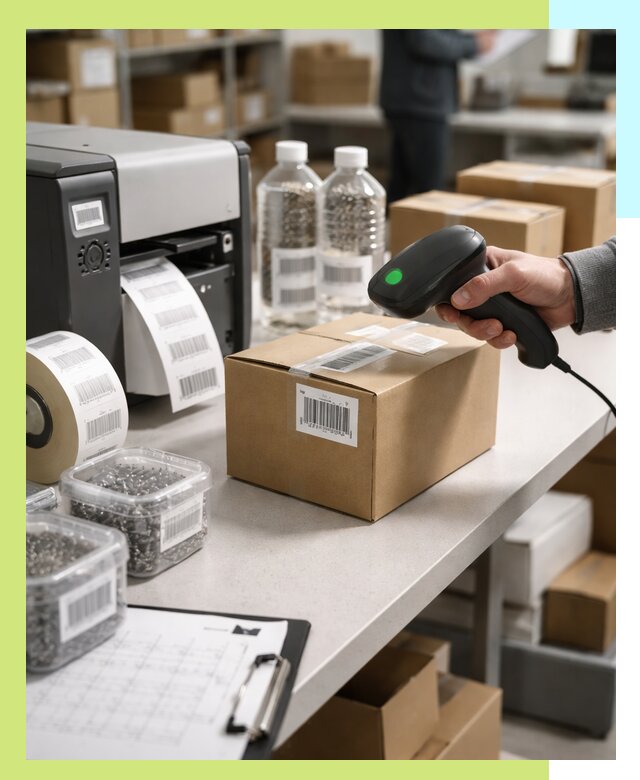 Штрихкодирование продукции и маркировка для продажи в Верхней Пышме