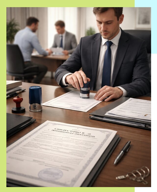 Оформление свидетельства о государственной регистрации в Верхней Пышме