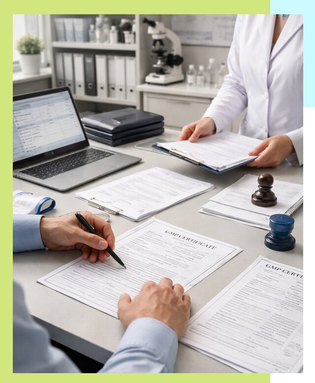 Оформление сертификата GMP в Верхней Пышме для фармпроизводства