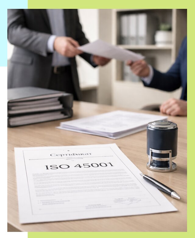 Сертификат ISO 45001 в Верхней Пышме под ключ от 46170 р. | Алешин-Врх