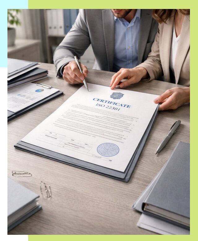 Сертификат ISO 22301 в Верхней Пышме от 46170 р. | Алешин-Врх срочно